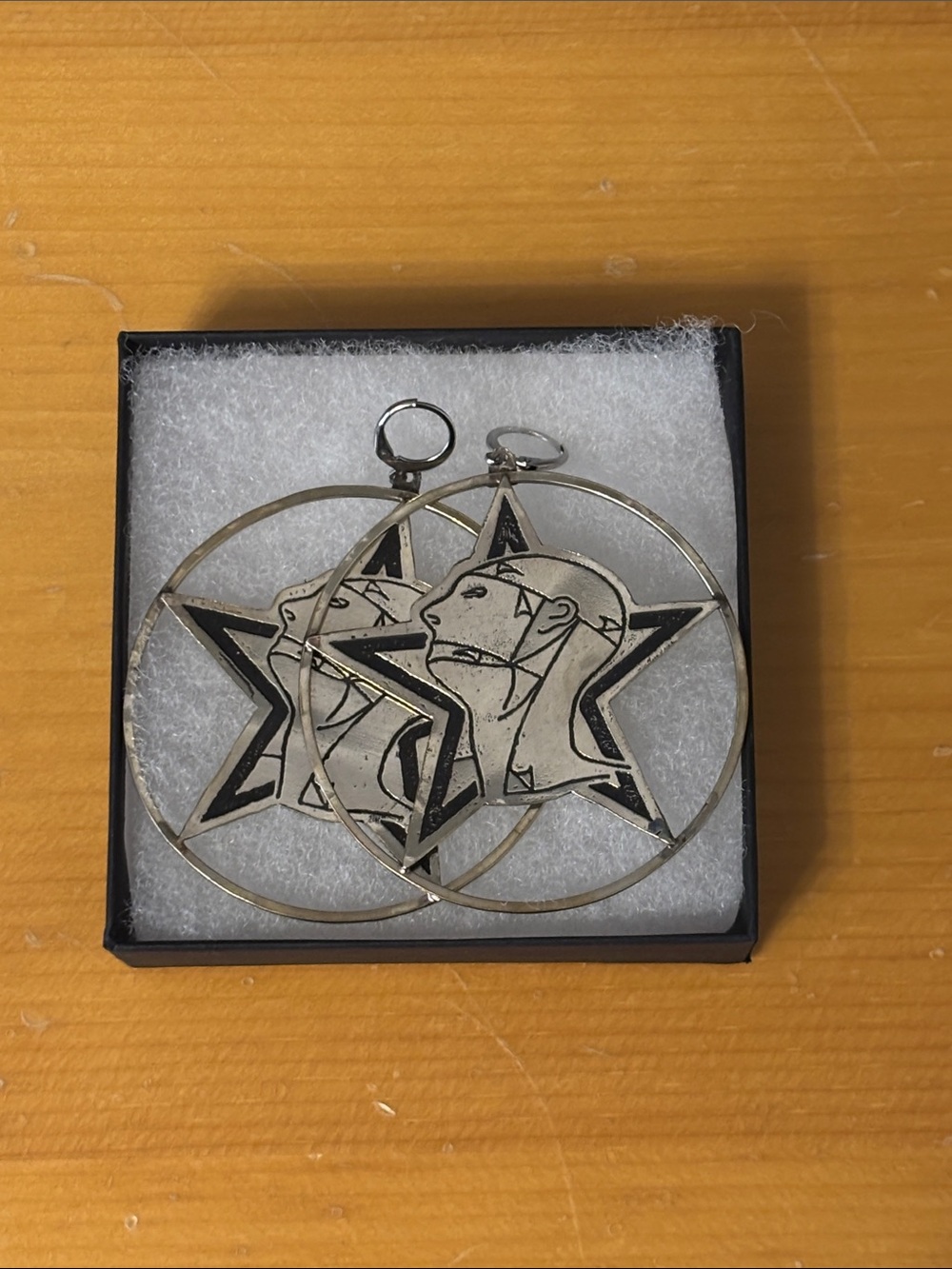 NWOT The Sisters of Mercy Stainless Steel Earrings